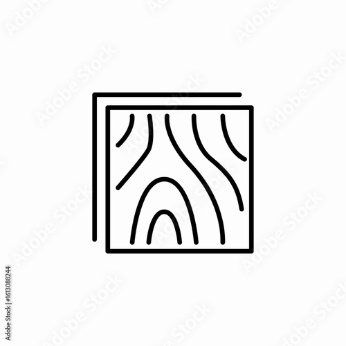 wood grain texture icon sign vector