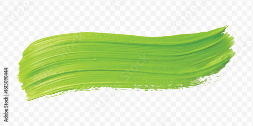 realistic 3d pastel paint brush stroke in different color style isolated on transparent background