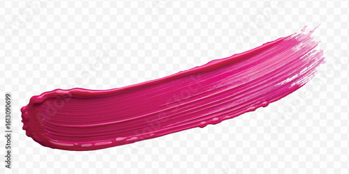 realistic 3d pastel paint brush stroke in different color style isolated on transparent background