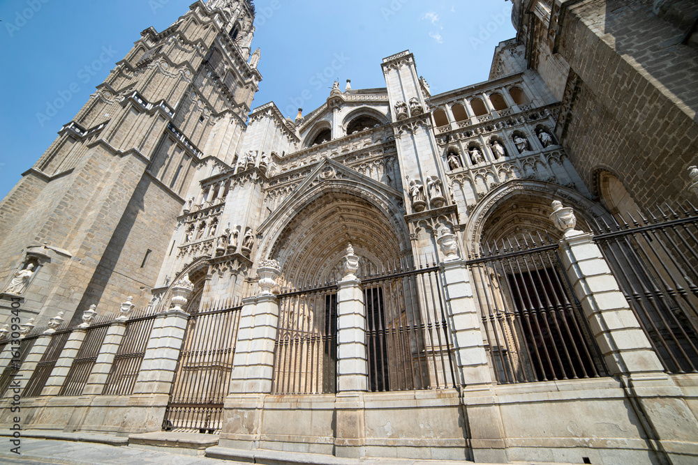 Fototapeta premium Toledo Cathedral Architectural Detail in Spain