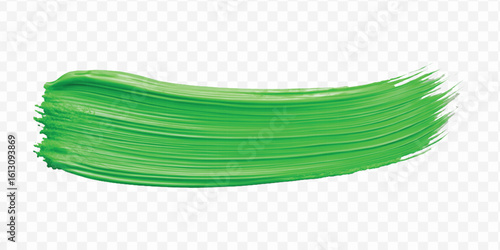 realistic 3d pastel paint brush stroke in different color style isolated on transparent background