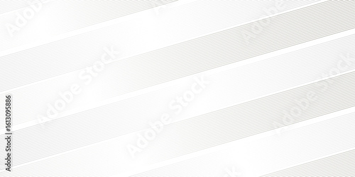 Minimalist Seamless pattern features a grid and striped line. White technology Hi-tech futuristic digital. Abstract art geometric background with lines. Stripes optical waves illustration.	