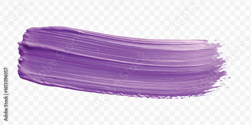 realistic 3d pastel paint brush stroke in different color style isolated on transparent background