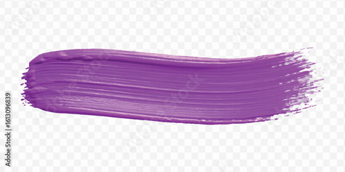 realistic 3d pastel paint brush stroke in different color style isolated on transparent background