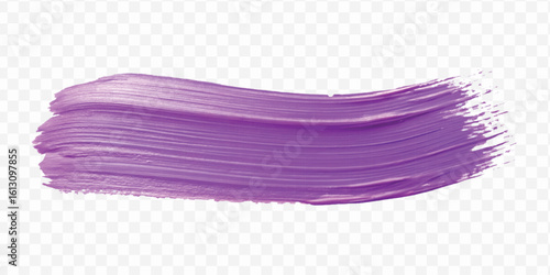 realistic 3d pastel paint brush stroke in different color style isolated on transparent background