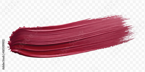 realistic 3d pastel paint brush stroke in different color style isolated on transparent background