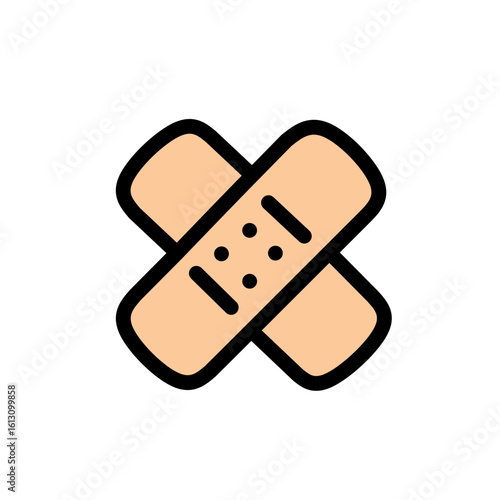 vector illustration of a bandage