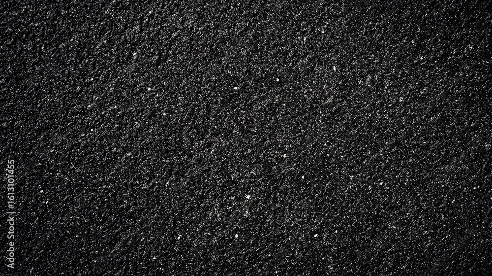 Fototapeta premium Textured Asphalt: A close-up shot reveals the intricate texture of asphalt, with a multitude of tiny grains and subtle variations.