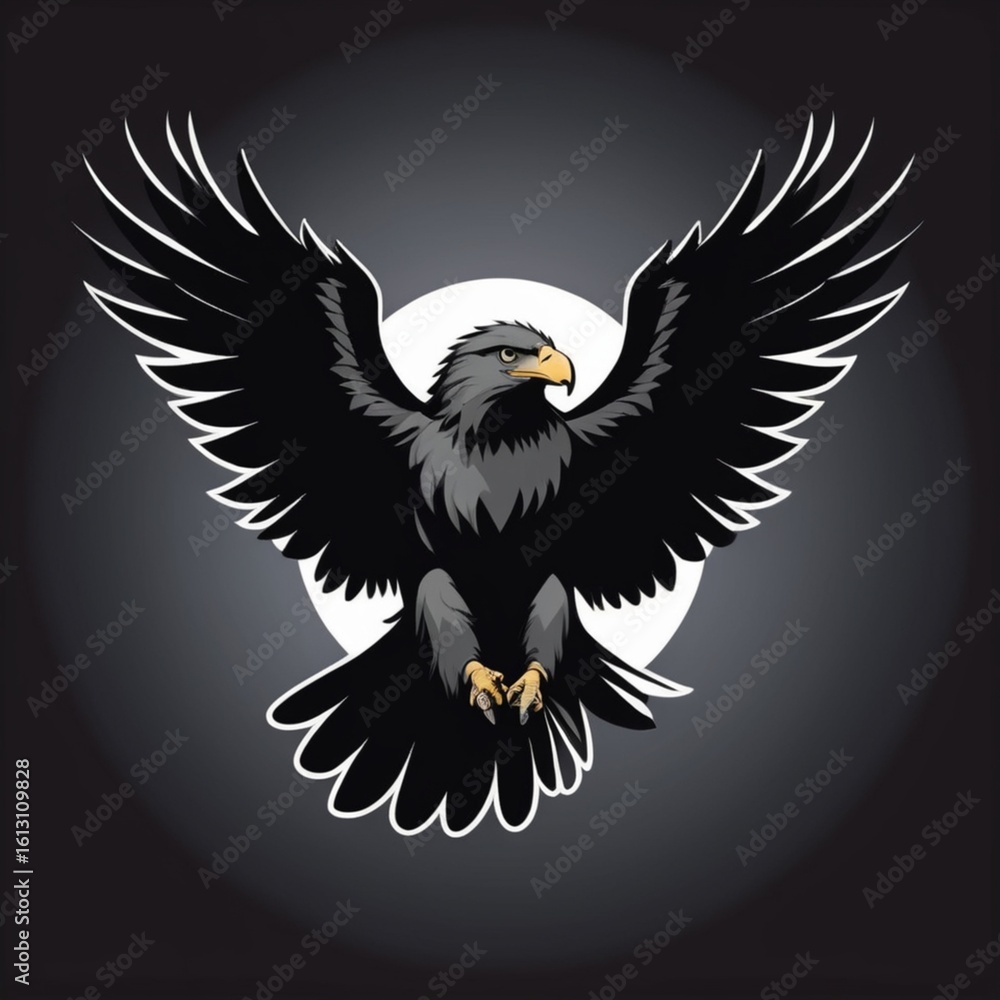 Fototapeta premium eagle in the form of an eagle