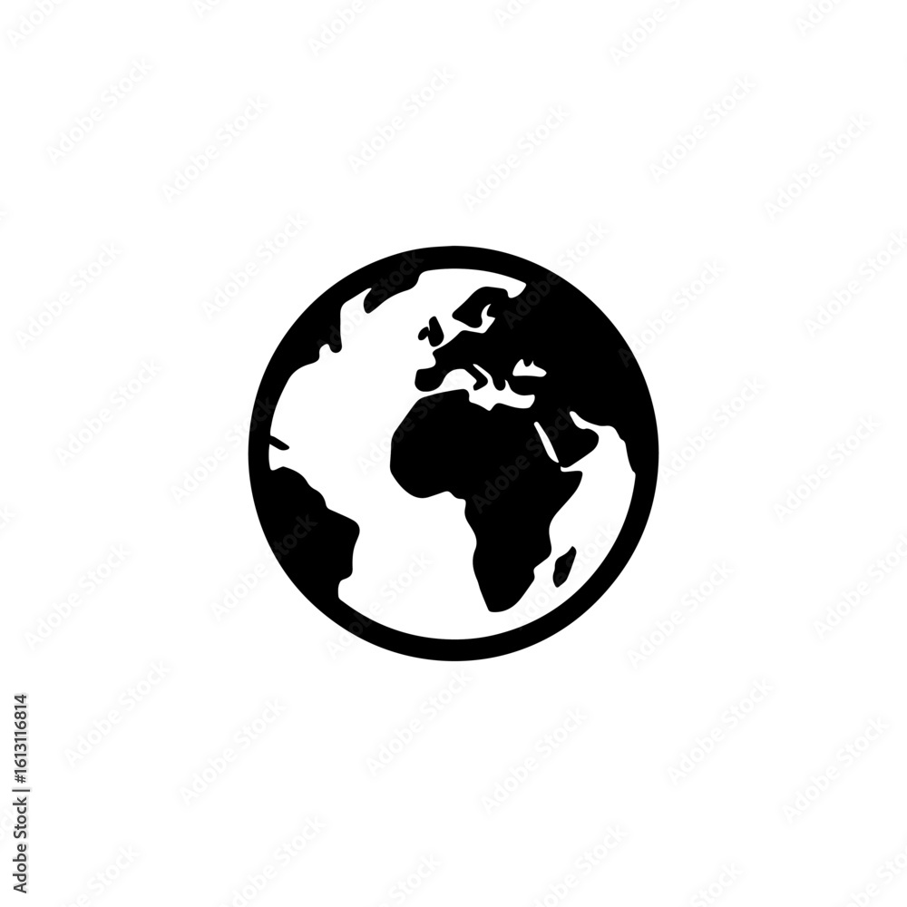 Earth symbol icon design. illustration isolated on white background. Earth symbol icon design. illustration isolated on white background.