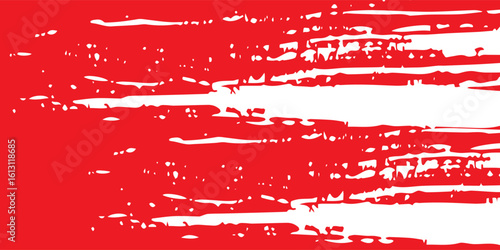 red and white brush wrap car sticker pattern abstract banner sporty lines red and white color combination grunge brush pattern racing motorsport design.