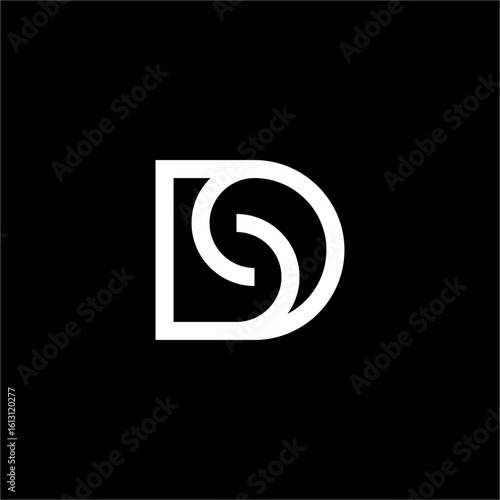 The DS/SD monogram logo combines the initials D & S in a simple, modern, and elegant design. Perfect for fashion brands, consultancies, or creative agencies that prioritize a professional.