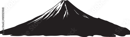 Mount Mayon in silhouette.