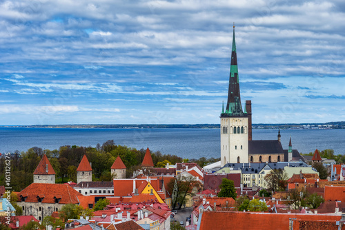 Old Town In City Of Tallinn In Estonia