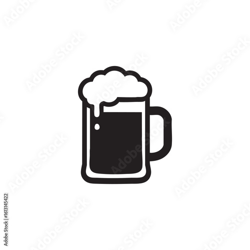 beer icon design. illustration isolated on white background