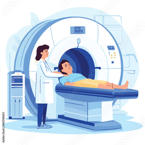 MRI Scan Procedure in Hospital