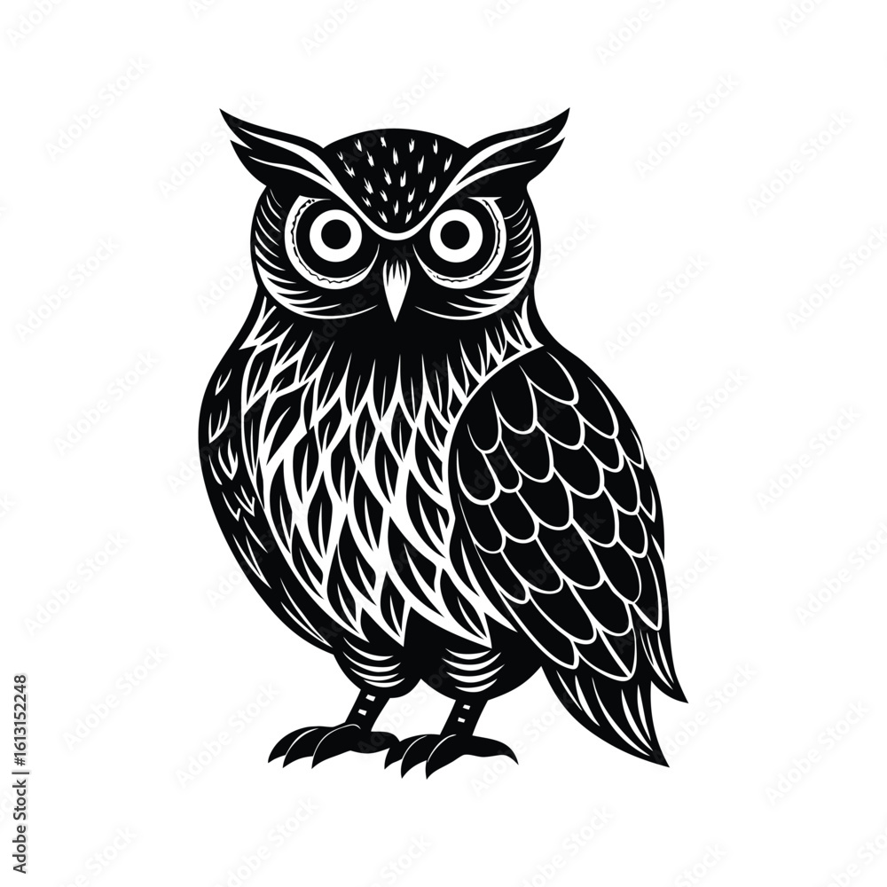 Fototapeta premium owl on a branch