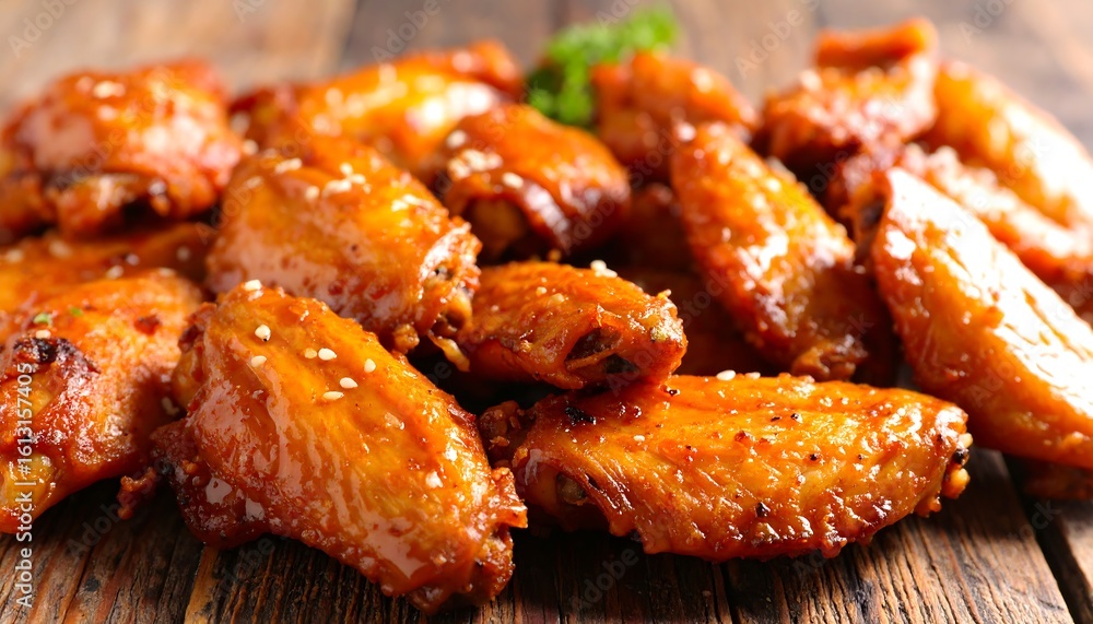 Crispy, glazed chicken wings (1) Crispy, glazed chicken wings (1)