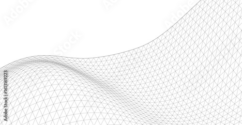 abstract geometric surface wave 3d	
