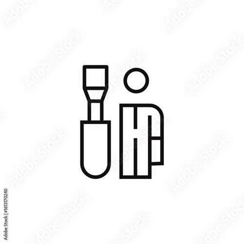 person tool worker icon sign vector