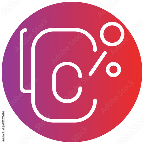 Celsius Line Icon Style
