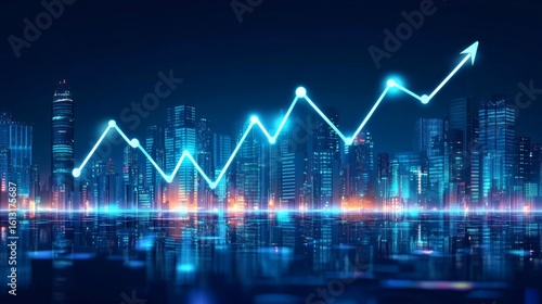 Futuristic Minimalist Wallpaper Design: Automated Wealth Advisors & Robo Advisory Systems with Expansive Empty Space for Premium Photo Stock