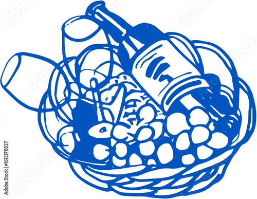 Bowl of food with chopsticks resting across, evoking an Asian cuisine theme