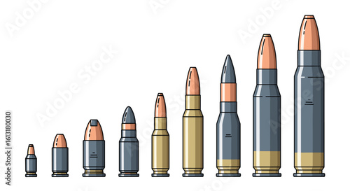 A Visual Guide to Different Cartridge Sizes and Caliber Comparisons for Firearms Enthusiasts