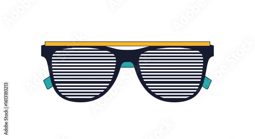 Cool Retro Style Shutter Sunglasses for Fun Parties and Festivals
