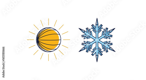Understanding the Contrasting Forces of Summer Sun and Winter Snow