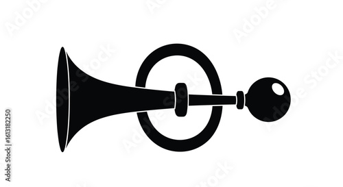 Classic Vintage Bicycle Horn With Simple Elegant Design For Everyday Cycling Needs