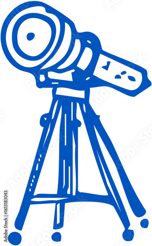 Telescope, representing stargazing, discovery, or scientific observation