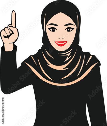 Corporate Leader Pointing Finger Silhouette Design


