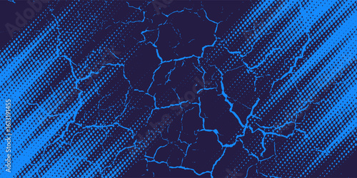 Abstract shape grunge halftones dot texture, Vector illustration.