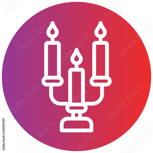 Candlestick Line Icon Style