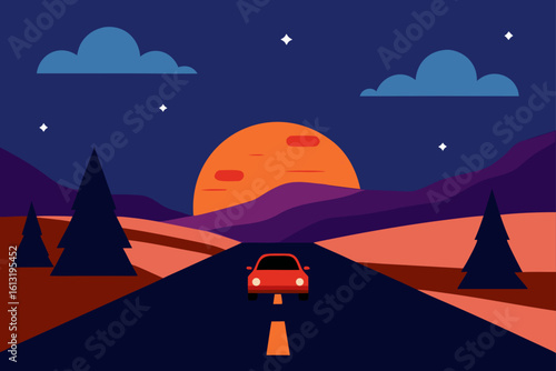 evening drive serenity