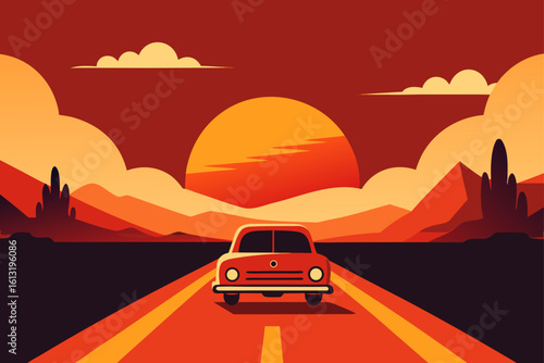vintage roadtrip glow