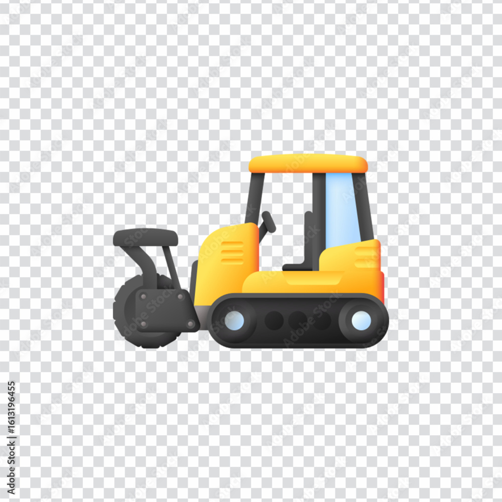 Naklejka premium Forestry Mulcher Design