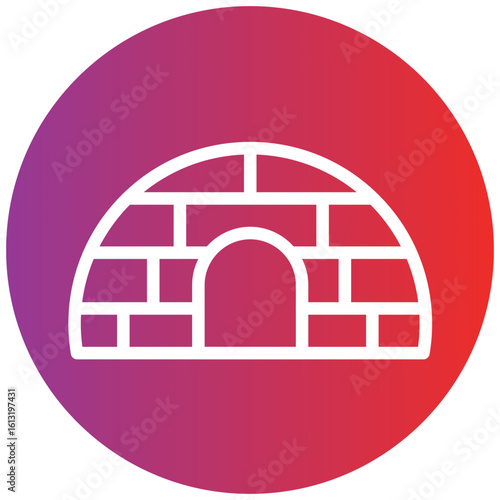 Igloo Line Icon Style