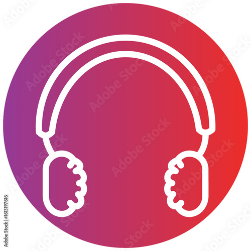Earflaps Line Icon Style