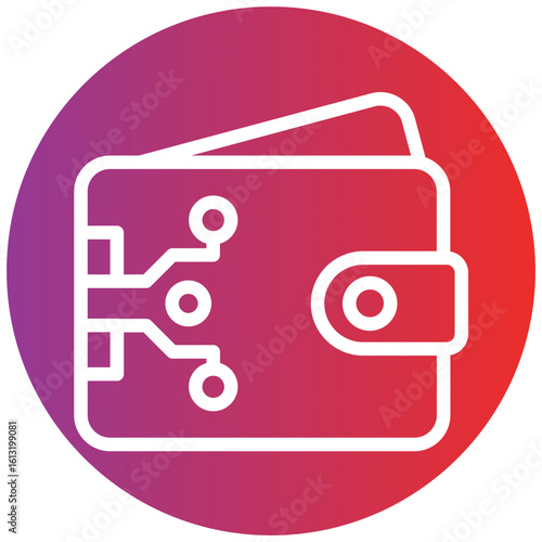 Ewallet Line Icon Style