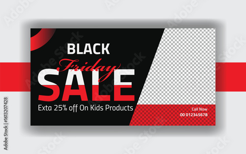 Black Friday sale Post banner template design and social media ads sale vector