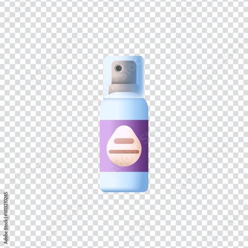 Spray bottle cleaning product vector icon