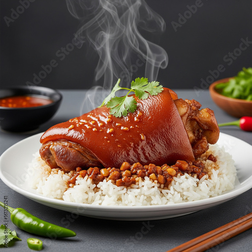 Gourmet Thai Braised Pork Leg (Khao Kha Moo)
