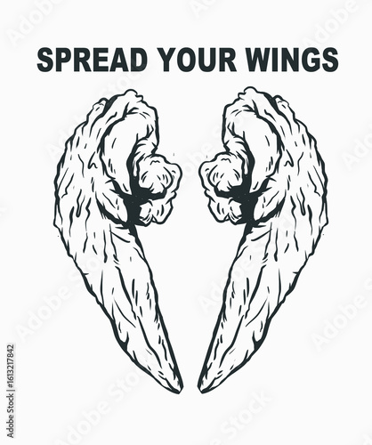 chicken wings illustrations cartoon logo for fried chiken wing.