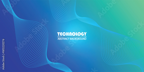 Digital technology speed connect blue green background, cyber nano information, abstract communication, innovation future tech data, internet network connection, Ai big vector illustration eps10