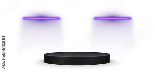 Black Modern Podium