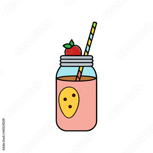 illustration of a bottle of juice