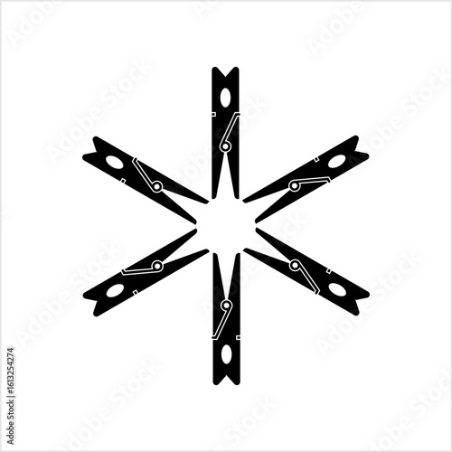 Clothes Peg, Clothespin Icon Design