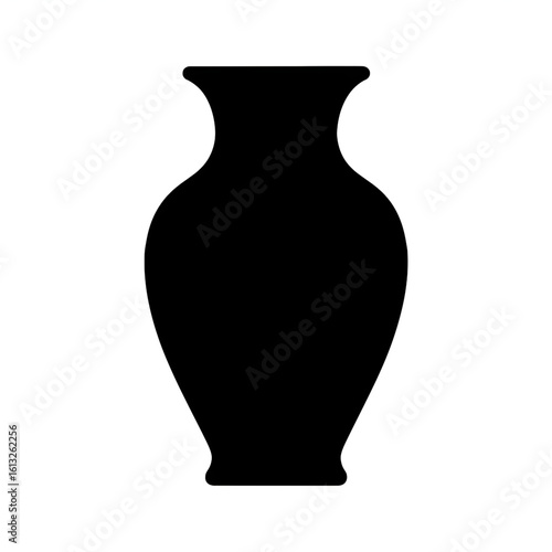Vase illustration vector silhouette